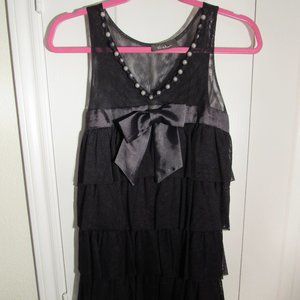 Wish Black Ruffle Dress